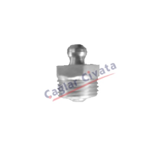 DIN 71412 GRESÖR H1 GALVANİZLİ ÇELİK GRESÖRLÜK M6 -Civata.Co
