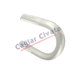 U BOLT CİVATA DIN 3570 - PASLANMAZ A2 İNOX AISI 304 U BOLT CİVATALAR